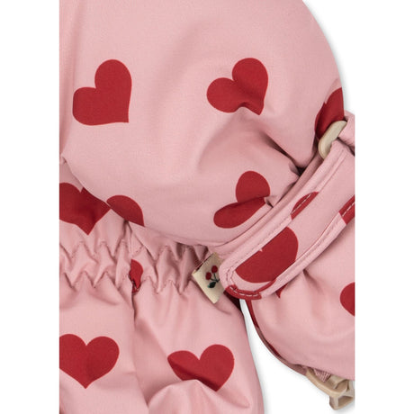 Konges Sløjd Amour Pink Nohr Snow Vanter Print