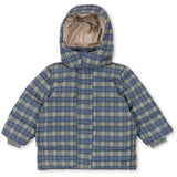 Konges Sløjd Laurel Blue Check Magnum Down Jakke Print Grs
