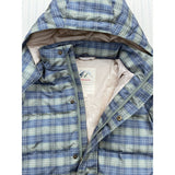 Konges Sløjd Laurel Blue Check Magnum Down Jakke Print Grs