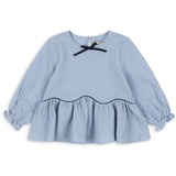 Konges Sløjd Blue Fog Ava Bluse GOTS