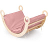 Woobiboo Natural Montessori Rocker Med Pink Madras M