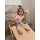 Woobiboo Natural Montessori Rocker Med Beige Madras Og Slide-Climber L