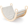 Woobiboo Natural Montessori Rocker Med Gray Madras L