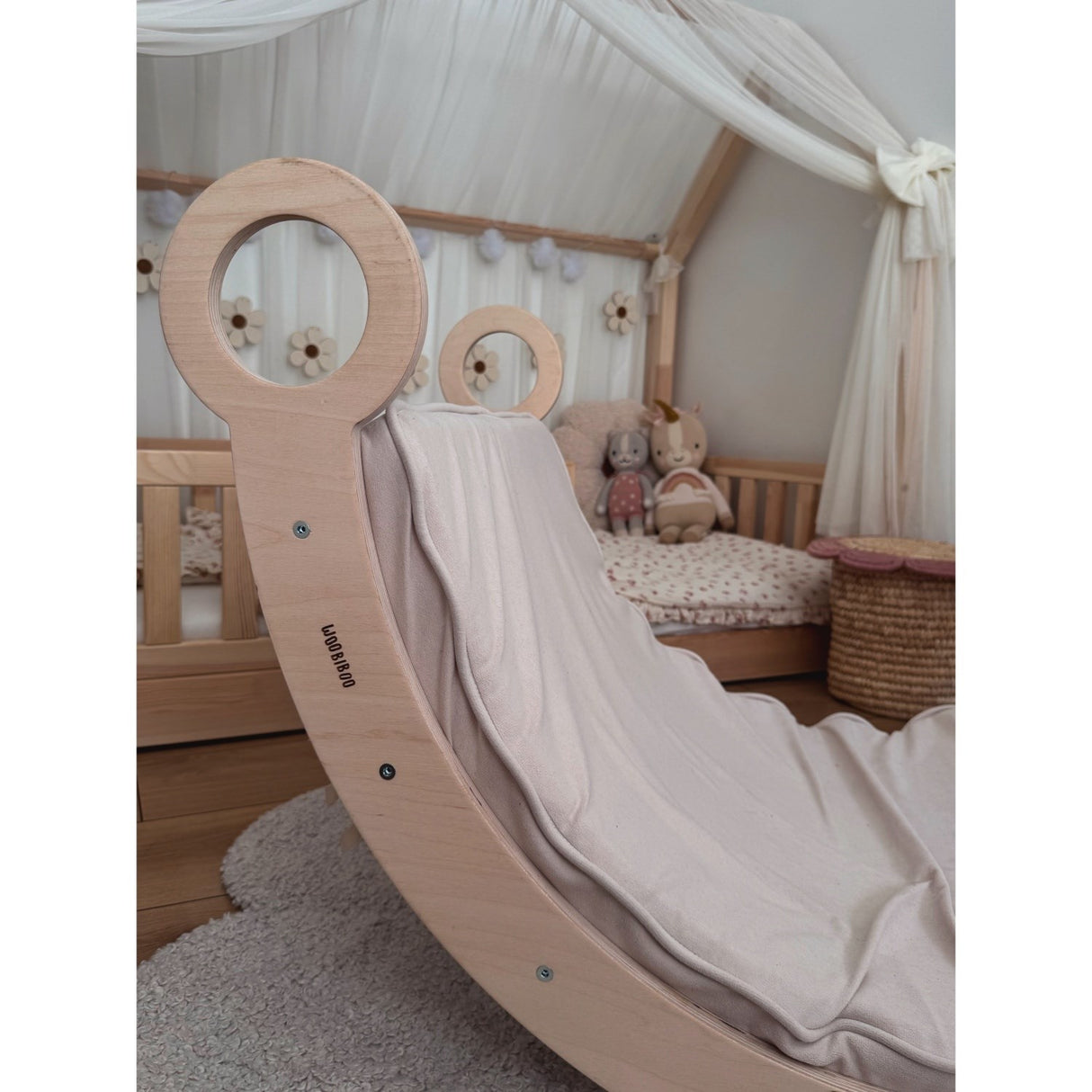 Woobiboo Beige Rocker Madras L