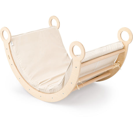 Woobiboo Natural Montessori Rocker Med Beige Madras L