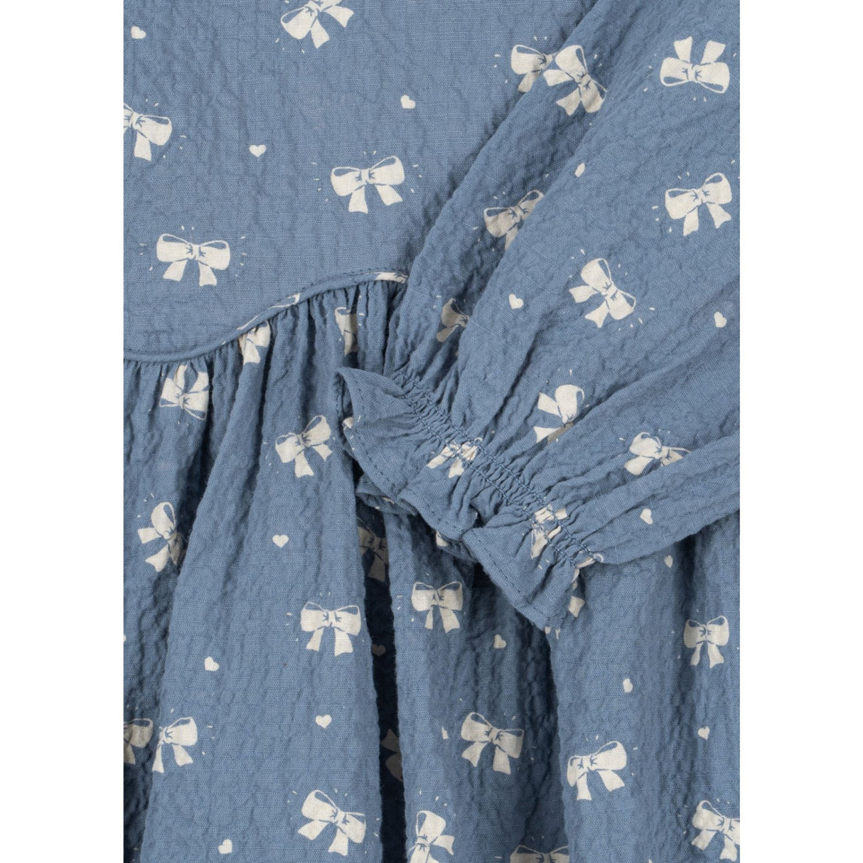 Konges Sløjd Boucle Blue Vida Kjole GOTS