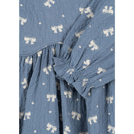 Konges Sløjd Boucle Blue Vida Kjole GOTS