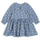 Konges Sløjd Boucle Blue Vida Kjole GOTS