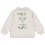 Konges Sløjd Off White Melange Spotty Ls Polo GOTS