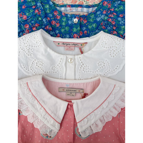 Konges Sløjd Optic White Rilo Krave Skjorte GOTS