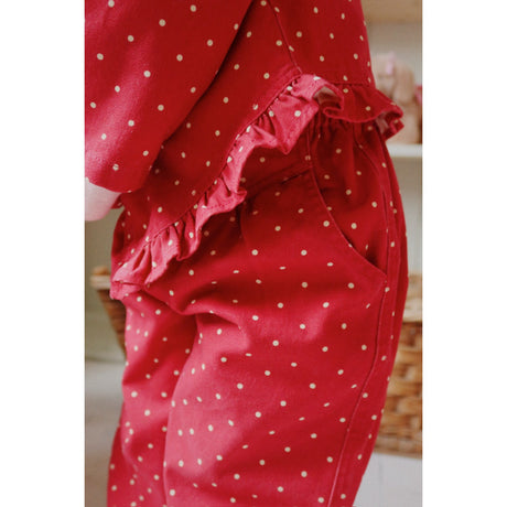 Konges Sløjd Strawberry Dot Nola Bukser GOTS