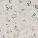 Pippi Flint Stone Natdragt W/F -Buttons 2-Pak