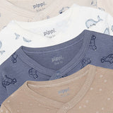 Pippi Flint Stone Body Slå-om Ao-Printed (4-Pack)