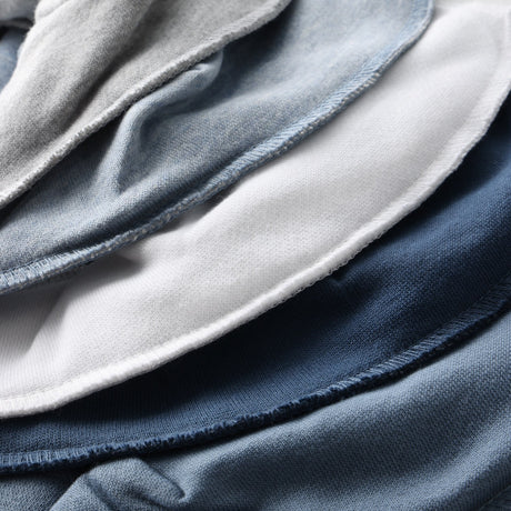 Pippi Dark Blue Bandana Stof Savlesmæk - Solid (5-Pack)