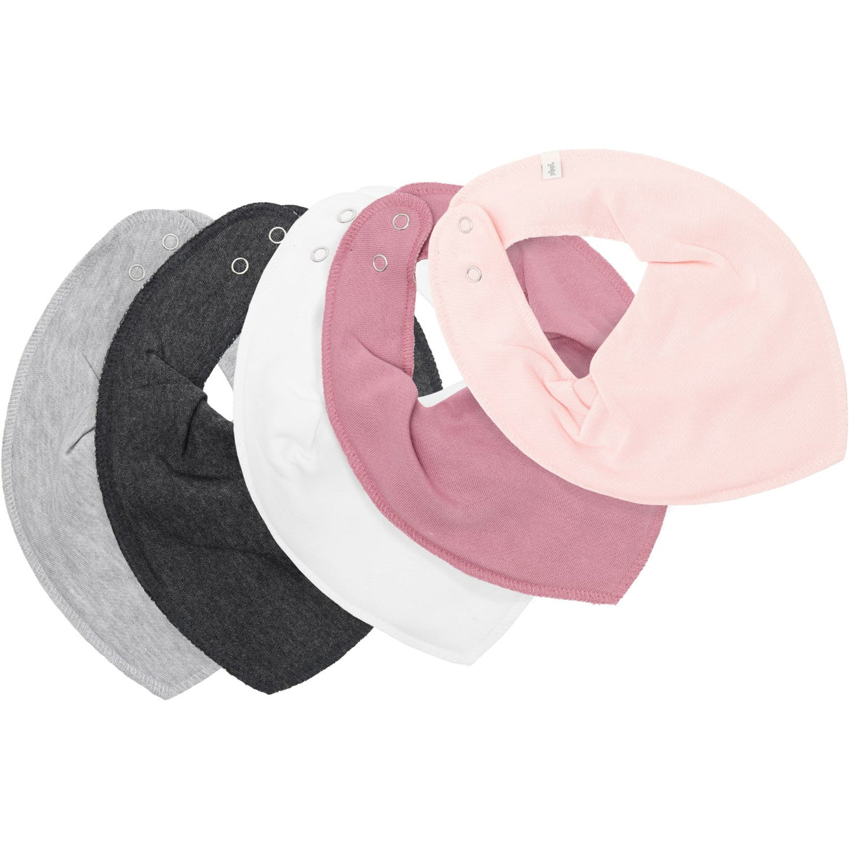 Pippi Mauve Orchid Bandana Stof Savlesmæk - Solid (5-Pack)