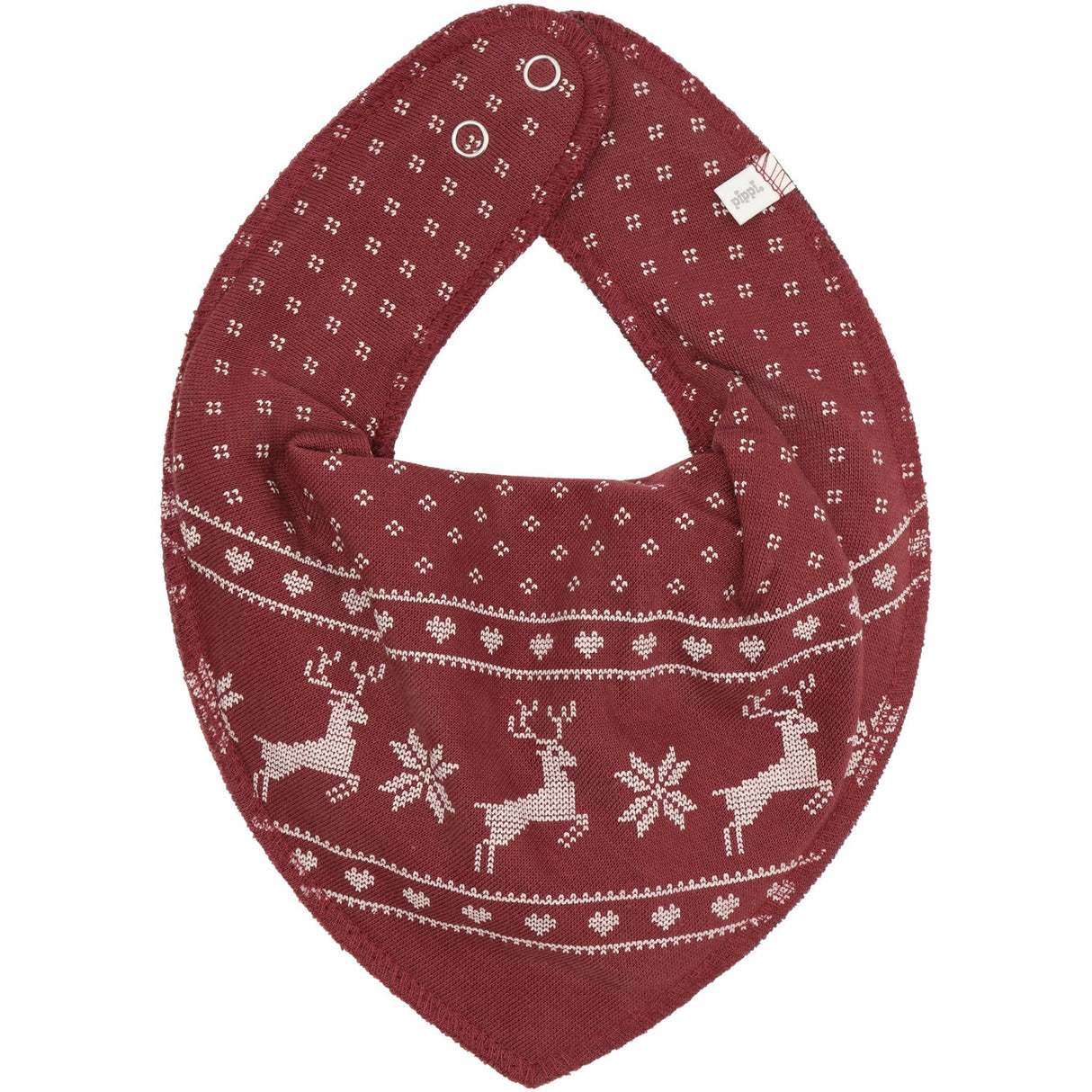 Pippi New Maroon Bandana Stof Savlesmæk Uni - Aop (3-Pack)