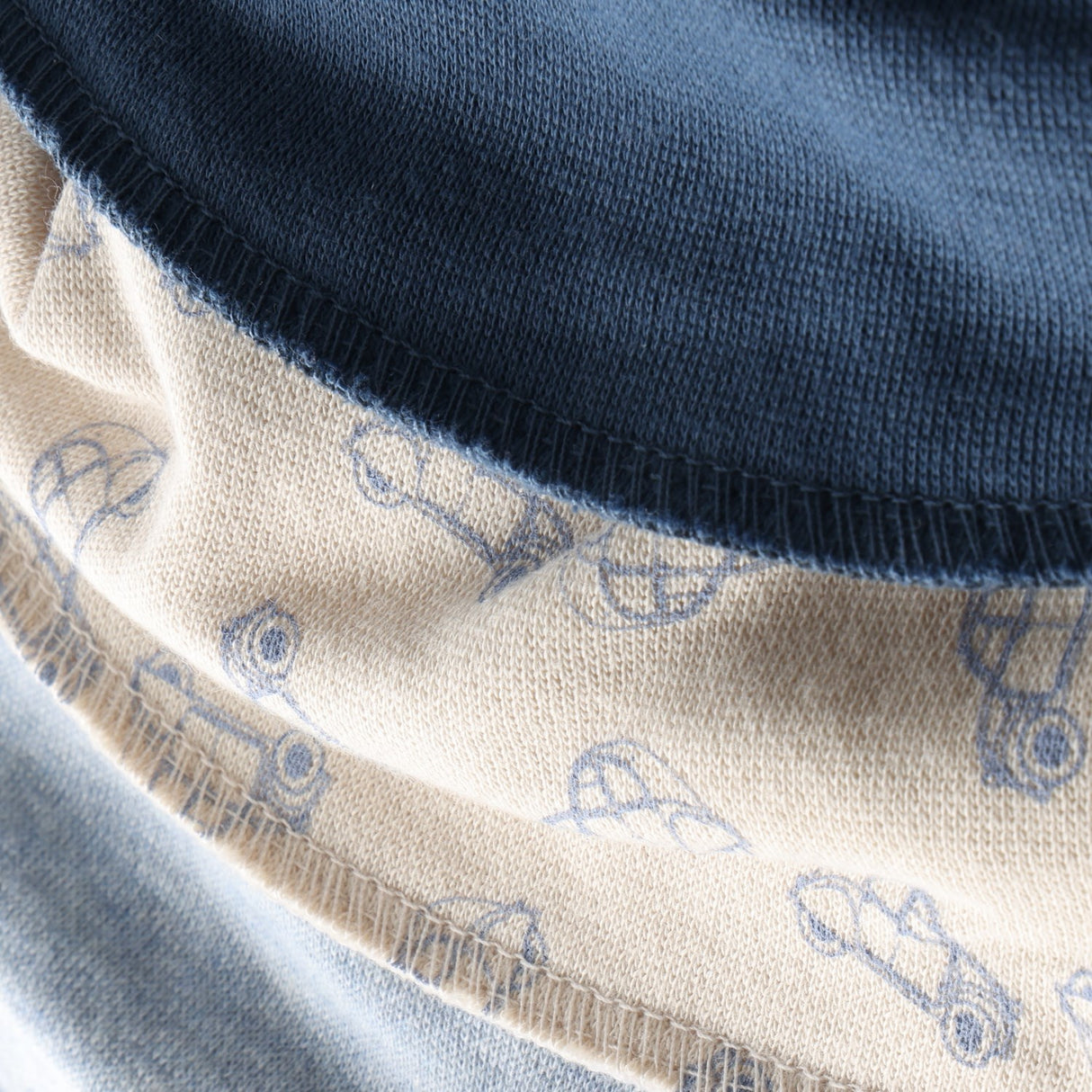 Pippi Dark Denim Bandana Stof Savlesmæk Boy - Aop (3-Pack)