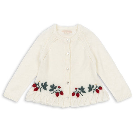 Konges Sløjd Bright White Minia Flæse Cardigan