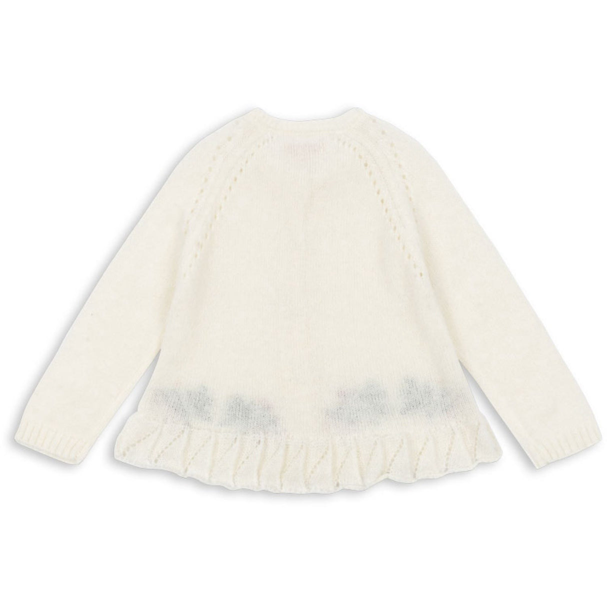 Konges Sløjd Bright White Minia Flæse Cardigan