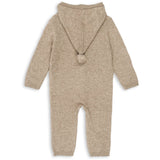 Konges Sløjd Light Brown Mattou Strik Onesie
