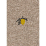 Konges Sløjd Light Brown Mattou Strik Onesie