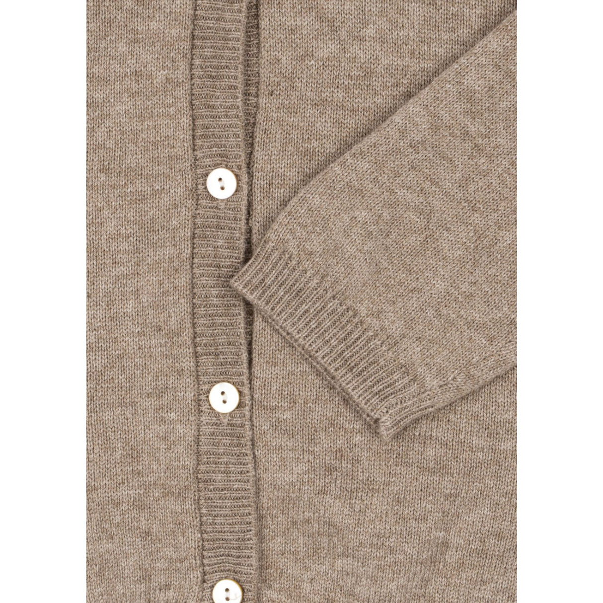 Konges Sløjd Light Brown Mattou Strik Cardigan