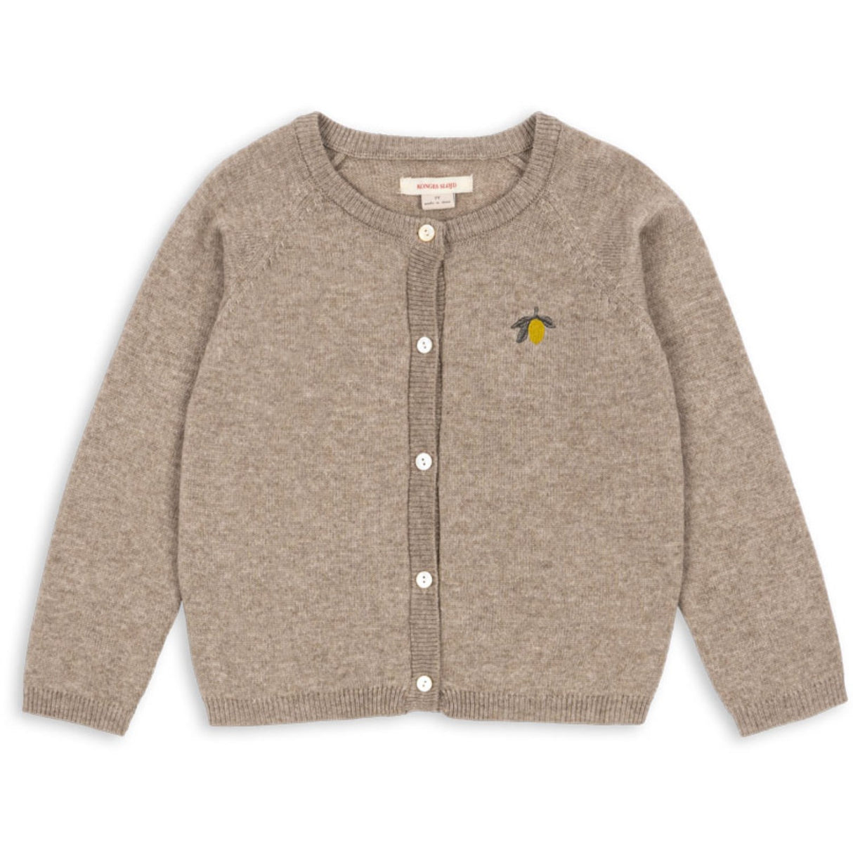 Konges Sløjd Light Brown Mattou Strik Cardigan