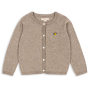 Konges Sløjd Light Brown Mattou Strik Cardigan