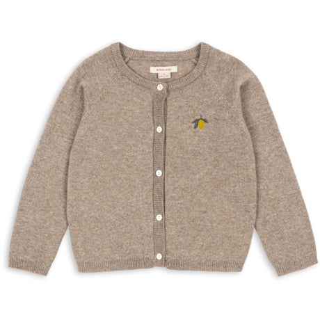 Konges Sløjd Light Brown Mattou Strik Cardigan