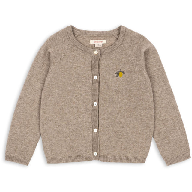 Konges Sløjd Light Brown Mattou Strik Cardigan