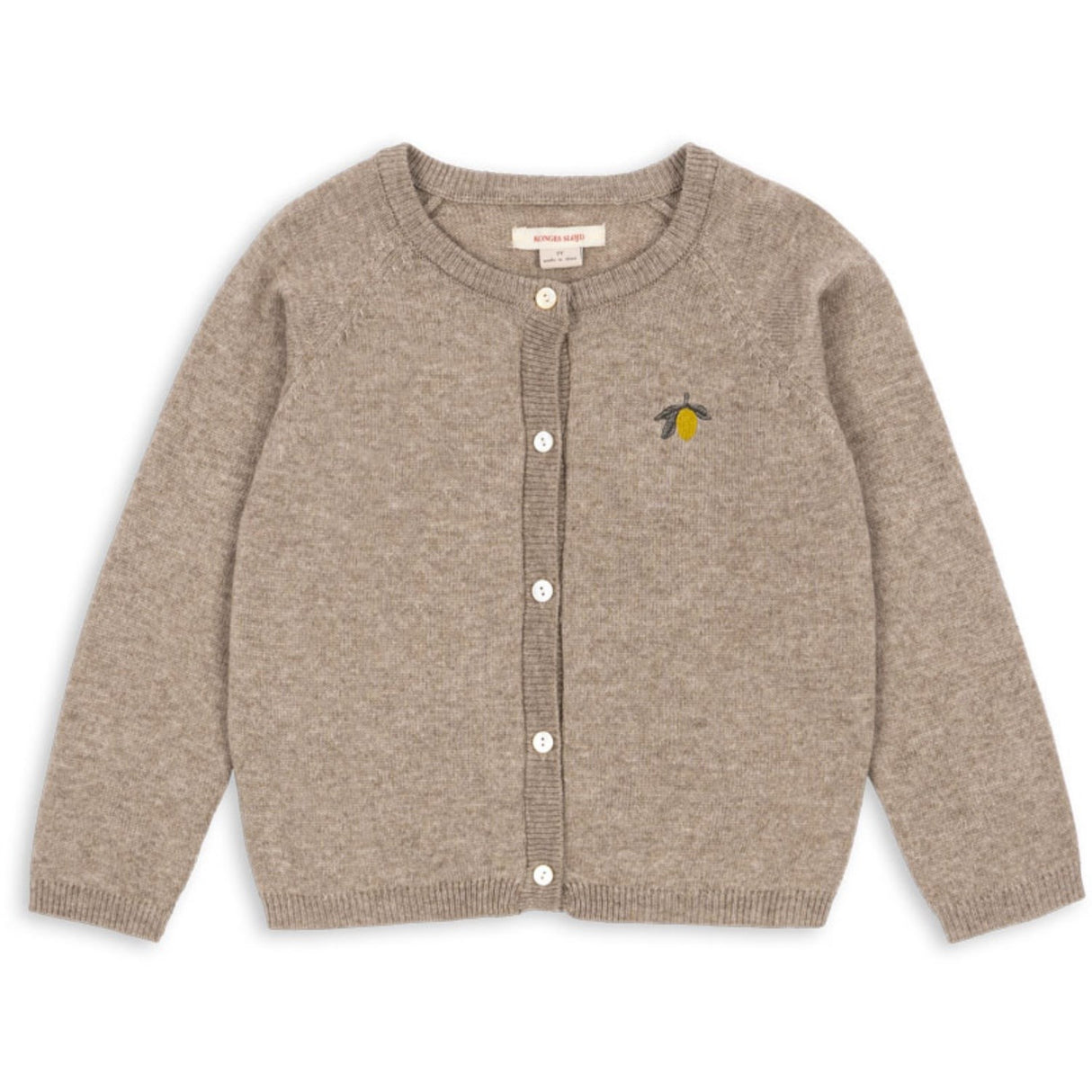 Konges Sløjd Light Brown Mattou Strik Cardigan