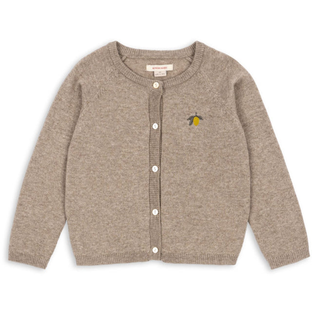 Konges Sløjd Light Brown Mattou Strik Cardigan