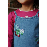 Konges Sløjd Amarena Sequin Magot Paliet Strop Kjole Denim GOTS