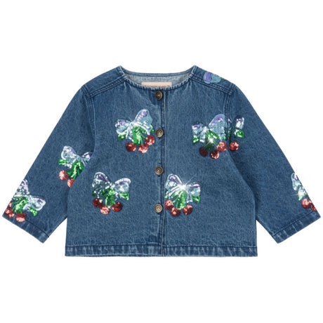 Konges Sløjd Amarena Sequin Magot Paliet Denim Jakke GOTS