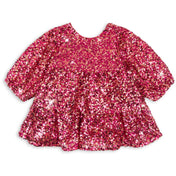 Konges Sløjd Sparkling Sangria Lila Sequins Sløjfe Kjole