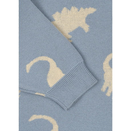 Konges Sløjd Dino Mist Lapis Strik Sweater GOTS