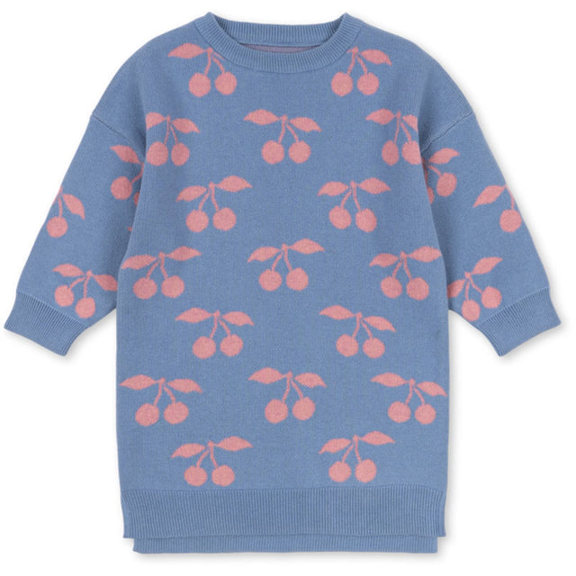 Konges Sløjd Purple Impression Lapis Strik Kjole GOTS