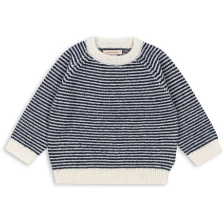 Konges Sløjd Ensign Blue/Buttercream Berle Strik Sweater
