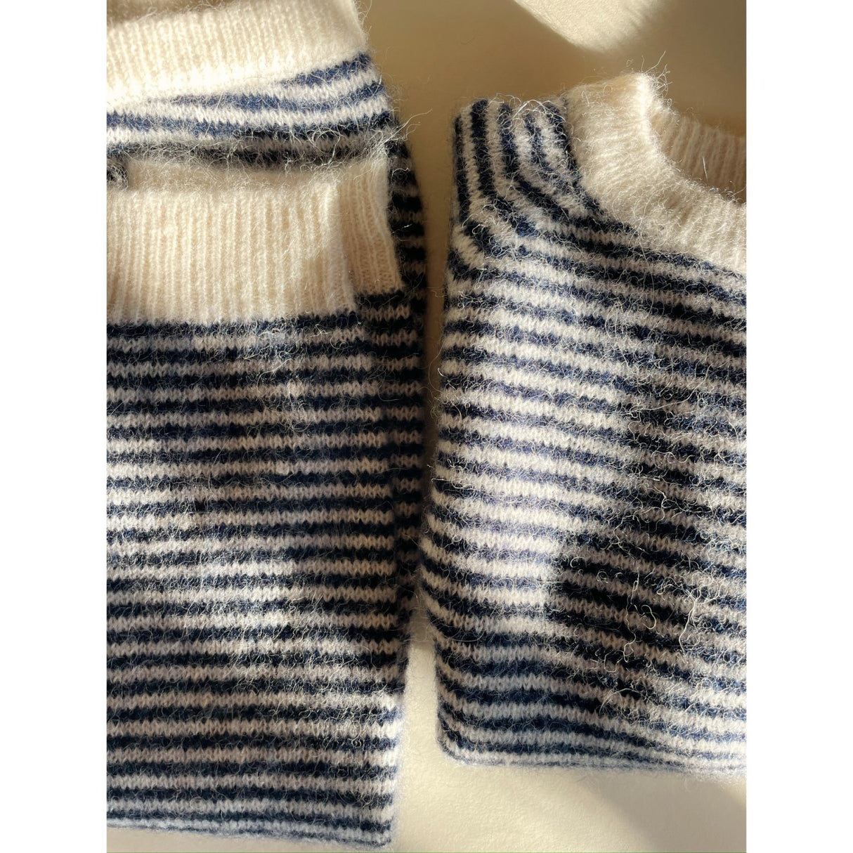 Konges Sløjd Ensign Blue/Buttercream Berle Strik Sweater