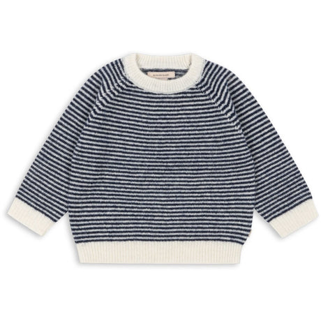 Konges Sløjd Ensign Blue/Buttercream Berle Strik Sweater