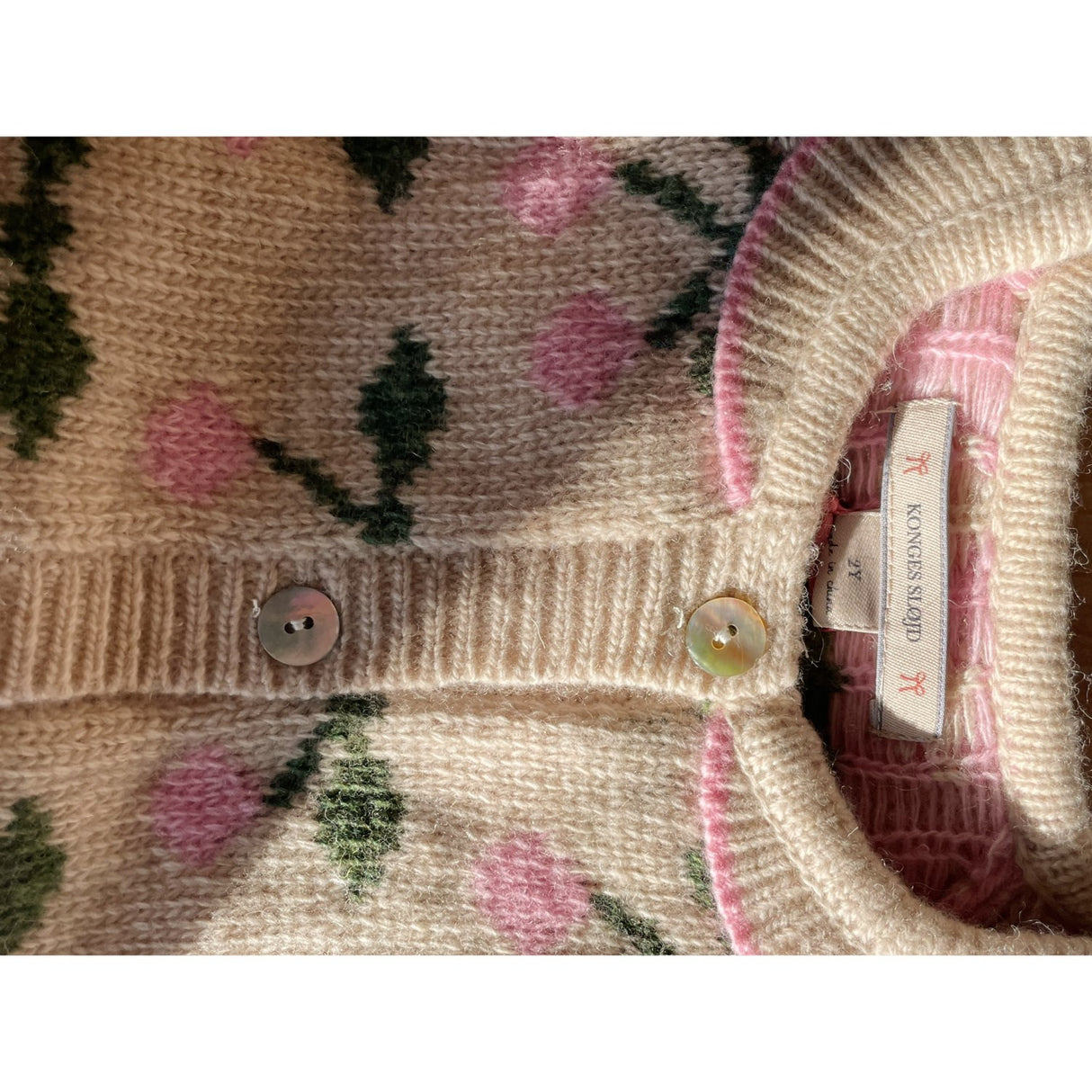 Konges Sløjd Cherry Belou Strik Krave Cardigan