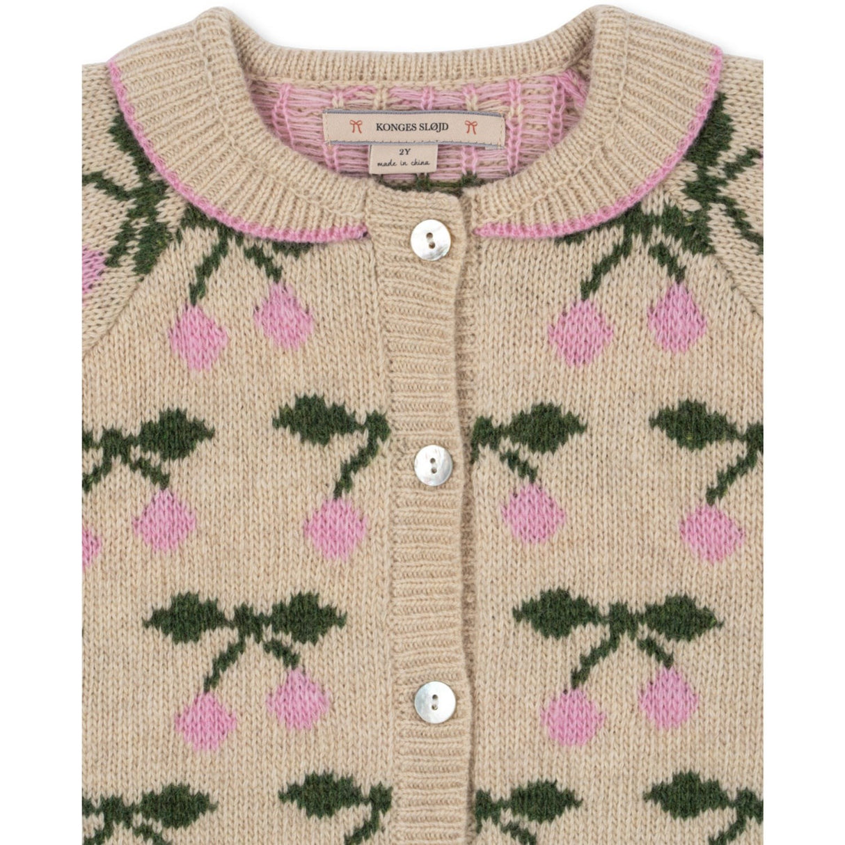 Konges Sløjd Cherry Belou Strik Krave Cardigan