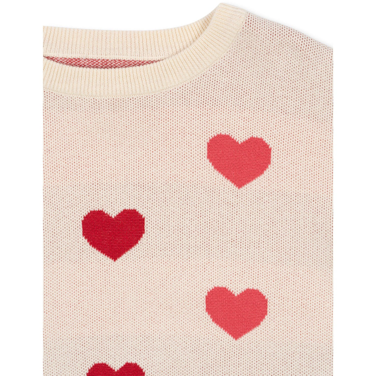Konges Sløjd Coeur Coloré Duo Pink Lapis Strik Sweater GOTS