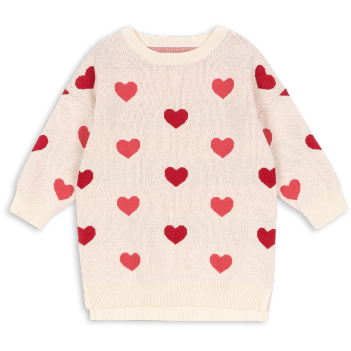 Konges Sløjd Coeur Coloré Duo Pink Lapis Strik Kjole GOTS