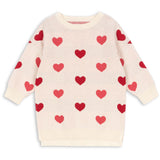 Konges Sløjd Coeur Coloré Duo Pink Lapis Strik Kjole GOTS