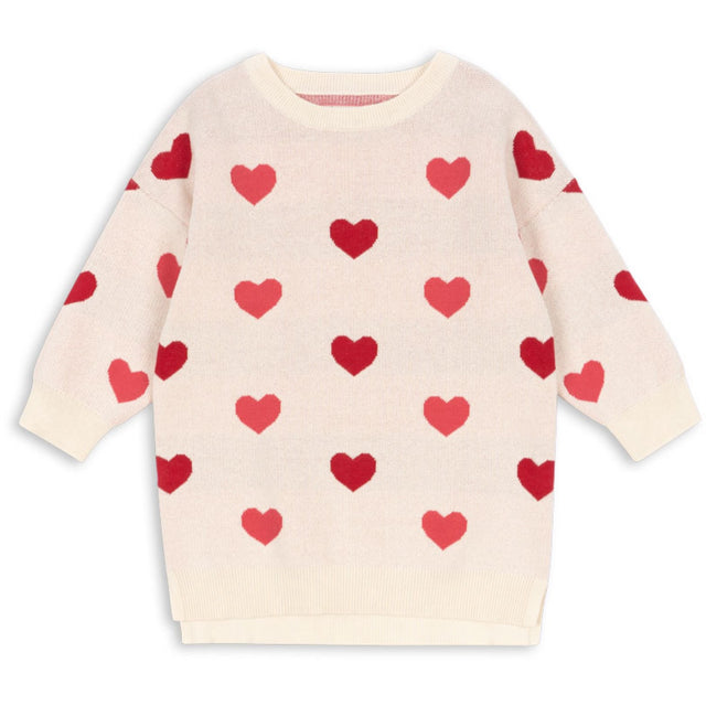 Konges Sløjd Coeur Coloré Duo Pink Lapis Strik Kjole GOTS