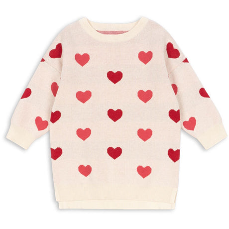 Konges Sløjd Coeur Coloré Duo Pink Lapis Strik Kjole GOTS