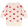 Konges Sløjd Coeur Coloré Duo Pink Lapis Strik Kjole GOTS