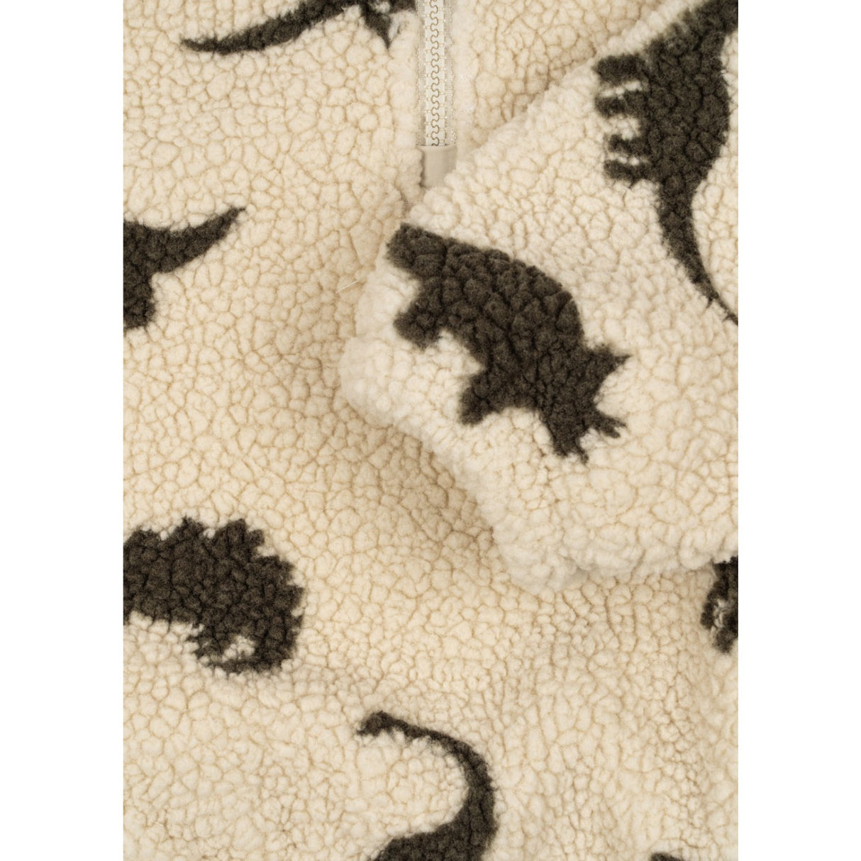 Konges Sløjd Dino Silhouette Jody Bamse Half Zip Grs
