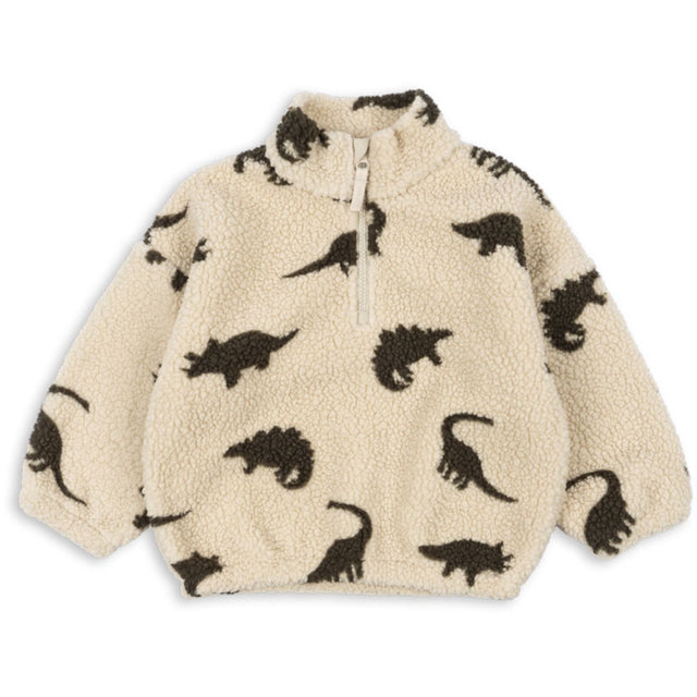 Konges Sløjd Dino Silhouette Jody Bamse Half Zip Grs
